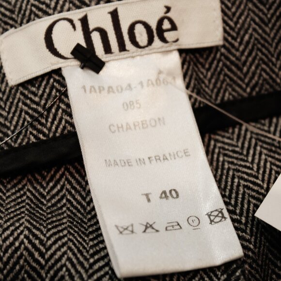 Grail Item! Chloé Runway Wool Pants | Fall 2004 Phoebe Philo Y2K Era w Sash Belt - Picture 10 of 11